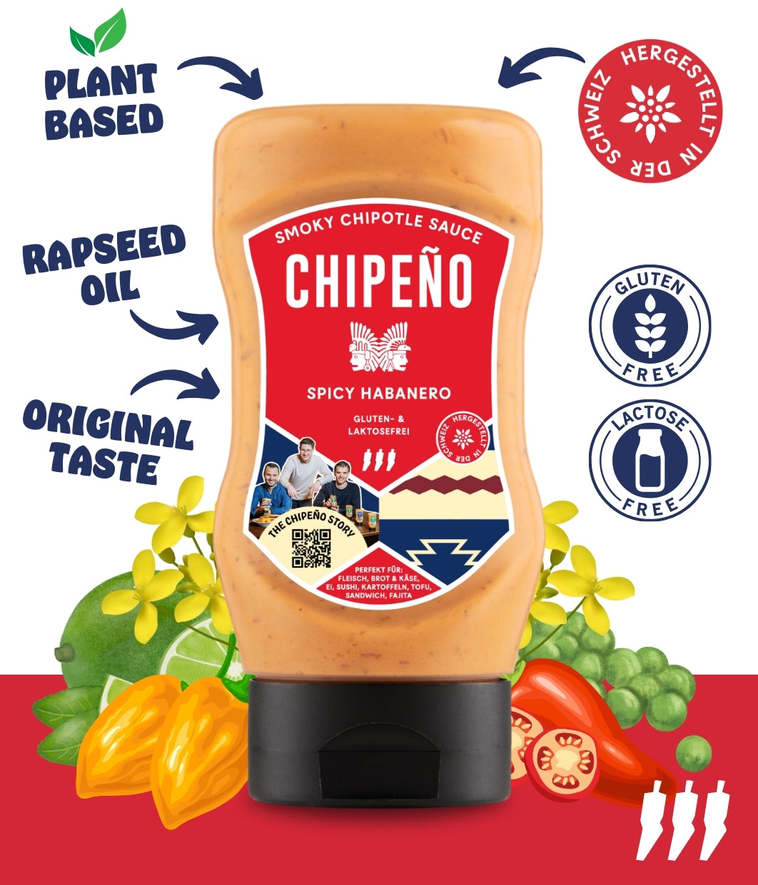DE Chipeño Spciy Habanero 300ml EXP. 01.01.2026