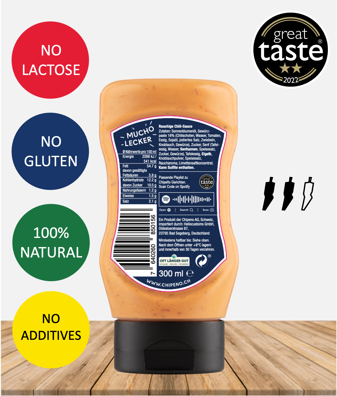 DE Chipeño Original 300ml EXP. 08.07.2026