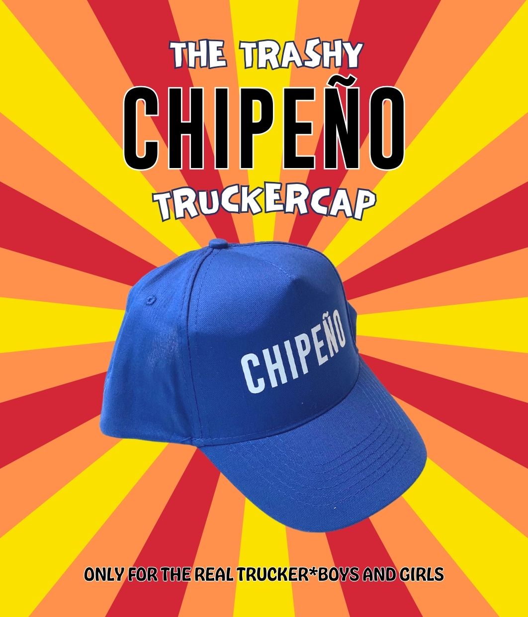 Casquette trucker trash