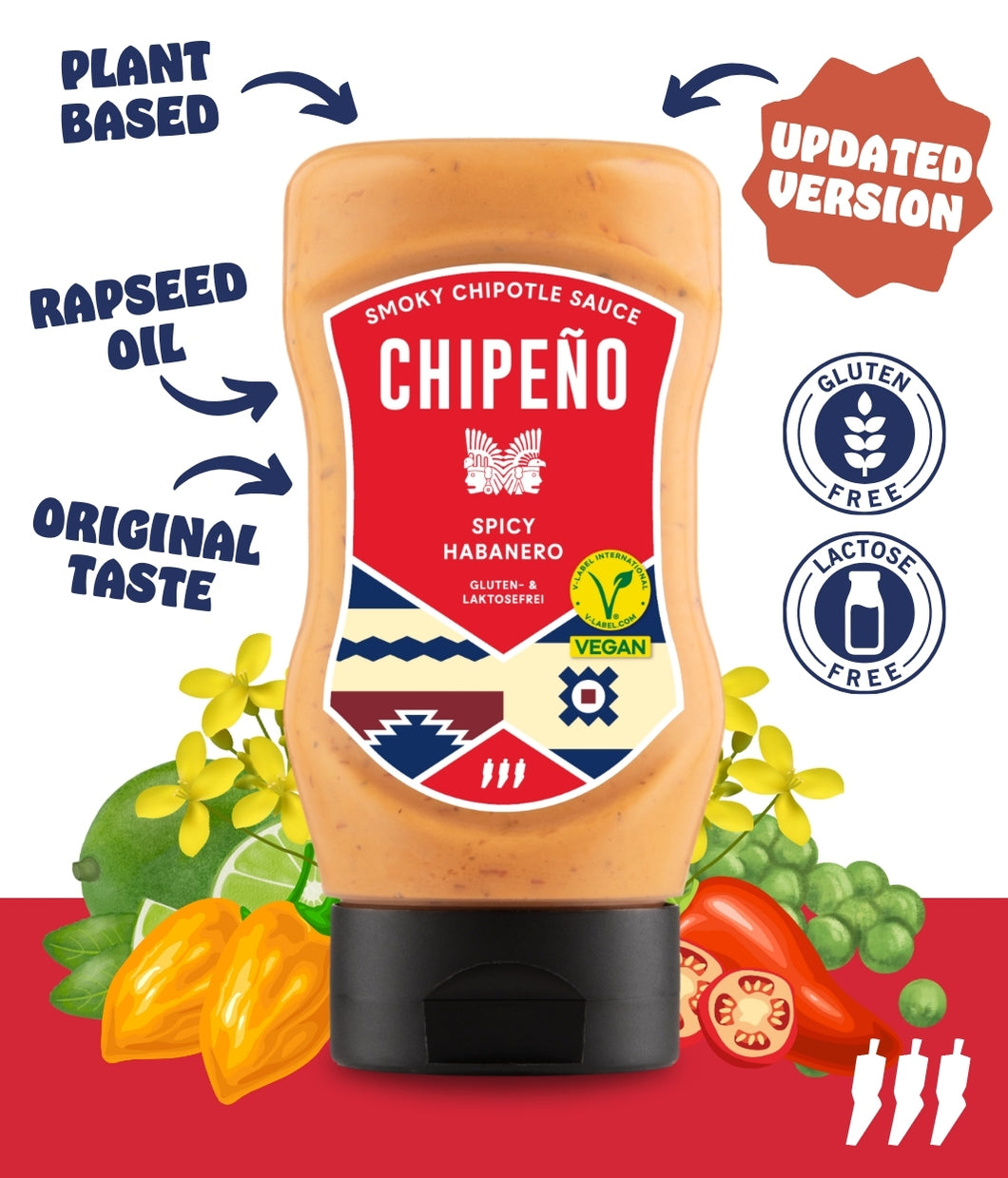 Chipeño™ Spicy Habanero 300ml Exp. 02/25